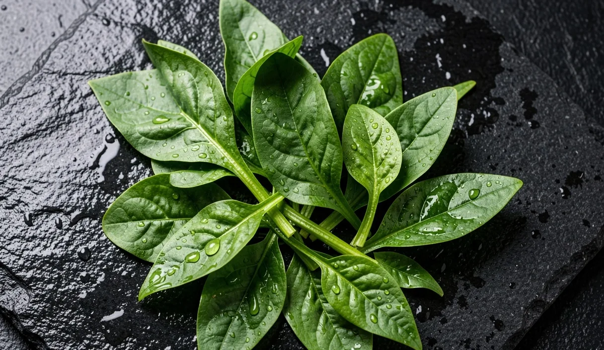 Sayuran hijau seperti bayam, kangkung, dan brokoli