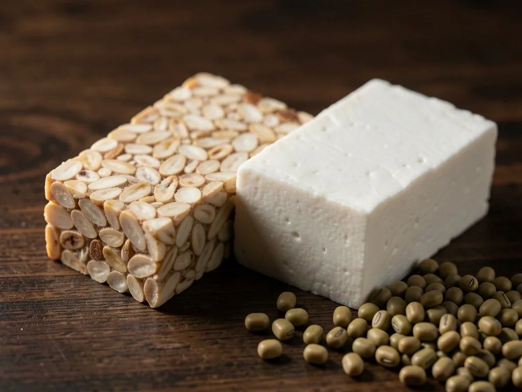 Sumber protein nabati seperti tempe dan tahu