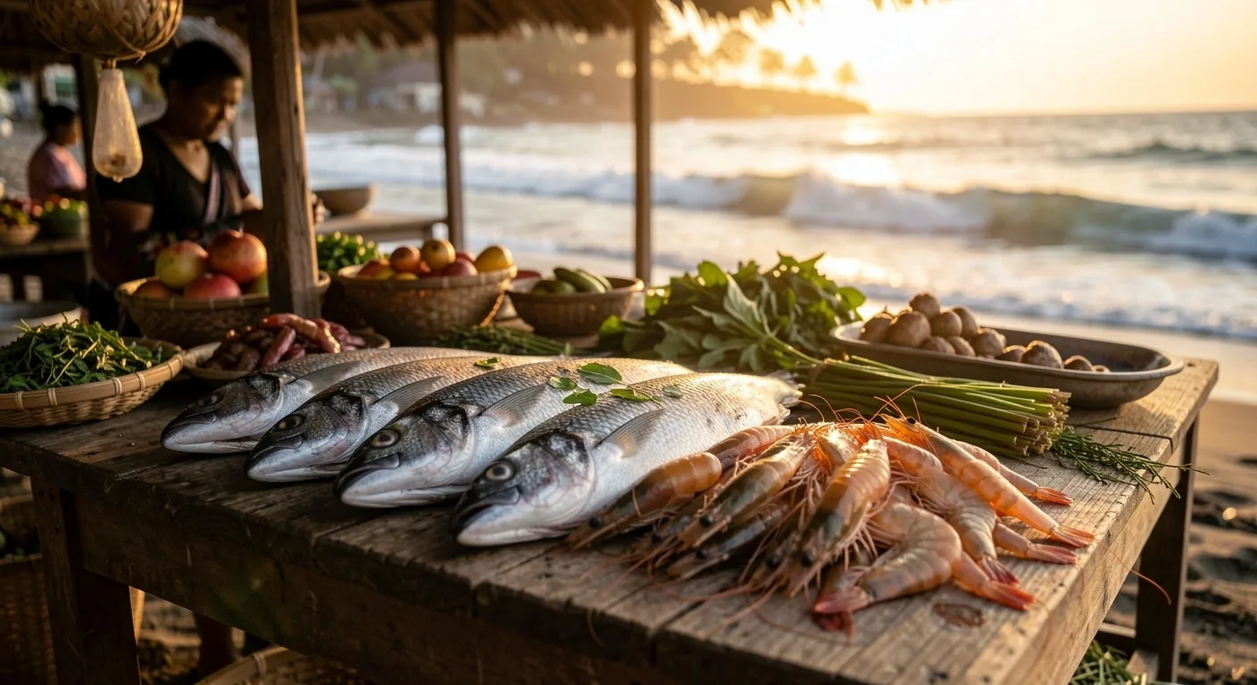 Makanan laut segar untuk vitalitas pria