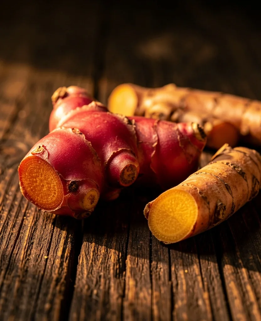 Rimpang herbal segar untuk stamina pria